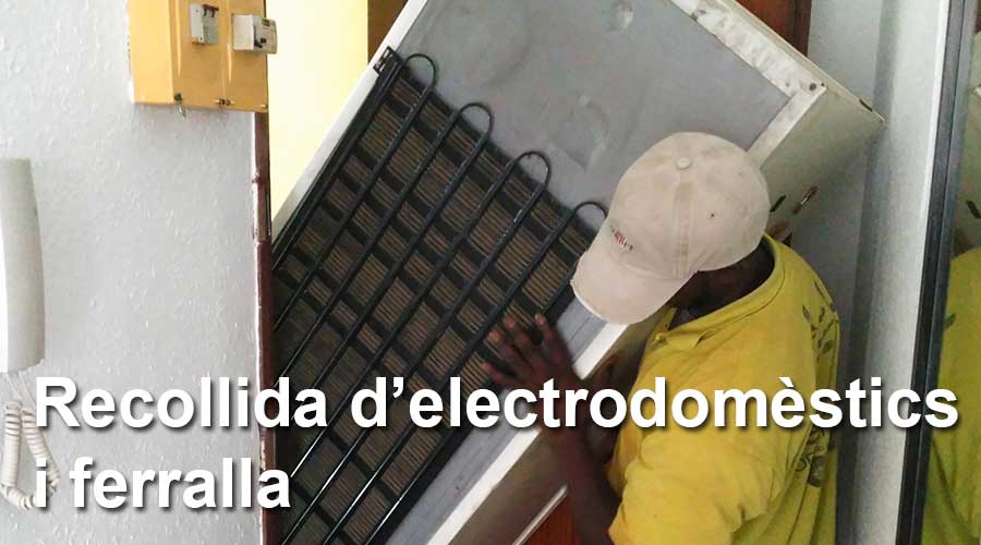 Recollida d'electrodomèstics i ferralla